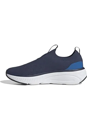 adidas Homme Cloudfoam GO Sock Shoes Chaussures, Dark Blue/Halo Silver/Core Black, 48 EU