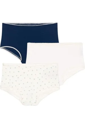 Petit Bateau A0CMC Shorties, , 14 Ans (Lot de 3) Fille
