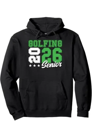 Class of 2026 Graduation Shirts Golf Senior Golf de nuit Senior 2026 Graduation 55 Sweat à Capuche