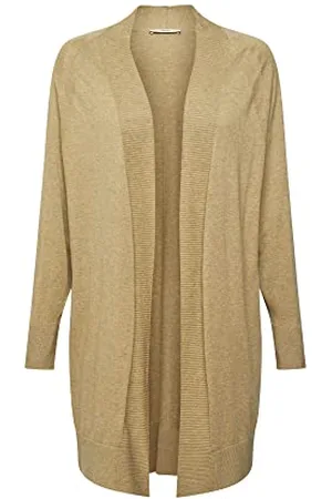 ESPRIT 082ee1i329 Cardigan, 265/kaki pâle, L Femme