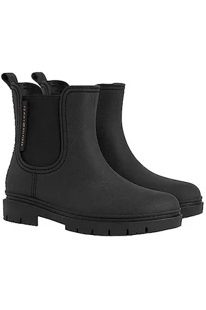 Tommy Hilfiger Femme Bottines de Pluie Essential Rainbootie Mi-Hautes, Noir (Black), 37 EU