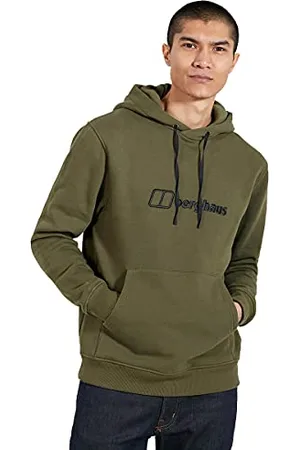 Berghaus Sweat à Capuche zippé en Coton Bio avec Poche Kangourou pour Homme