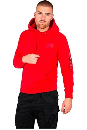 Alpha Industries Alpha Indutries Back Print Hoody Sweat à Capuche pour Homme Sweatshirt, , XS