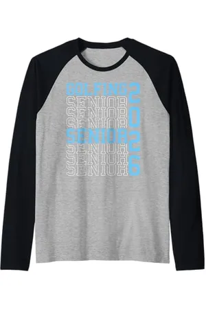 Class of 2026 Graduation Shirts Golf Senior Golf de nuit Senior 2026 Graduation 66 Manche Raglan