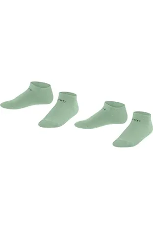 Falke ESPRIT Foot Logo 2-Pack, Chaussettes Mixte Enfant, Coton, , 35-38 (Lot De 2)