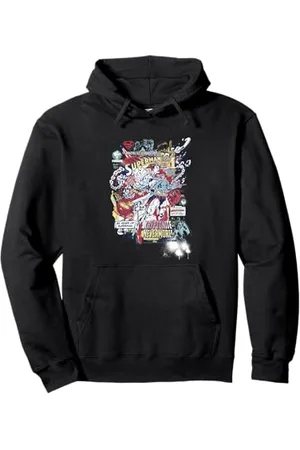 DC Comics Originals DC Superman New Amazing Adventures Kryptonite Acier Vintage Sweat à Capuche