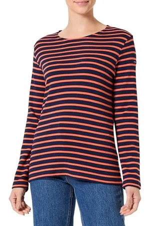 Armor.lux Marinière Lesconil à Manches Longues en Coton épais Femme Sweater