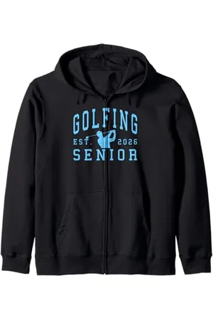 Class of 2026 Graduation Shirts Golf Senior Golf de nuit Senior 2026 Graduation 64 Sweat à Capuche