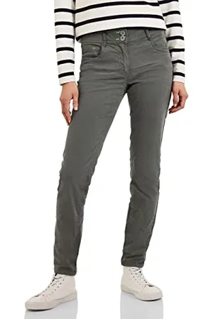 CECIL B376001 Pantalon en Tissu Slim, , 30W x 30L Femme