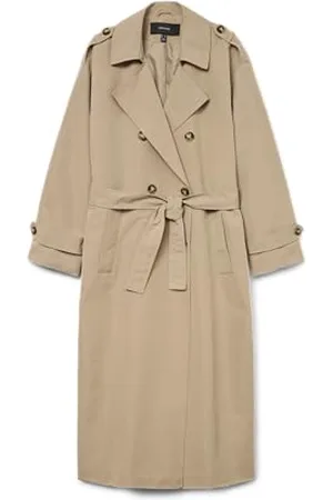 VERO MODA Vmchloe Long Trenchcoat Noos Jacket, , L Femmes