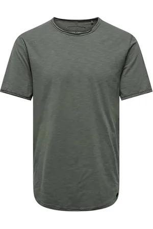 Only & Sons Onsbenne Longy SS Tee Nf 7822 Noos T-Shirt, , L Homme