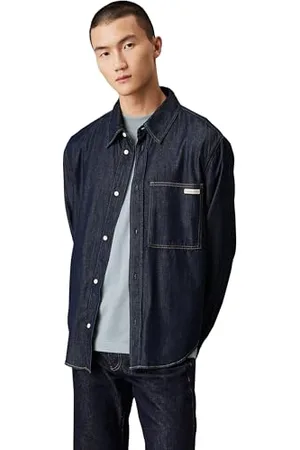 Calvin Klein Regular Shirt Chemise L/S, , M Homme