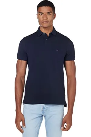 Tommy Hilfiger Polo Manches Courtes Homme 1985 Regular Fit, , XS