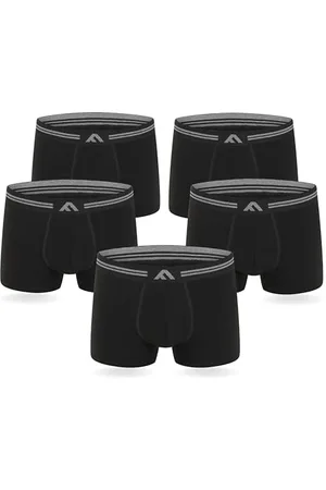 FM London Lot de 5 Boxers très Doux, en Bambou Shorts, , Homme