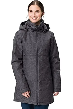 Vaude Limford Coat II pour Femme Veste, Phantom-Noir, Taille 38