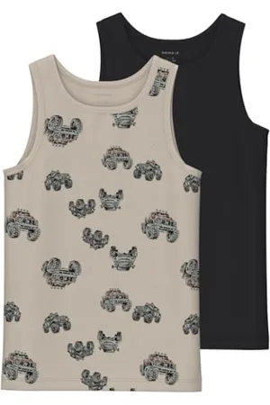 NAME IT NKMTANK Top 2P Monster Truck Noos Tricot, 104 Garçon