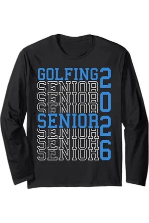 Class of 2026 Graduation Shirts Golf Senior Golf de nuit Senior 2026 Graduation 76 Manche Longue
