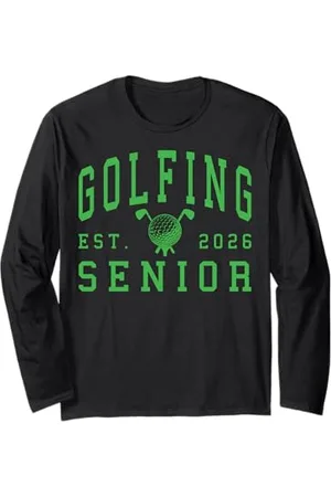 Class of 2026 Graduation Shirts Golf Senior Golf de nuit Senior 2026 Graduation 60 Manche Longue