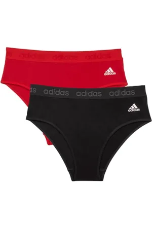 adidas Comfort Flex Scoop Ensemble Bikini en Coton pour Femme sous-vêtement de Style, , L (Lot de 2)