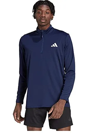 adidas Homme Train Essentials Seasonal Training 1/4-Zip Long Sleeve Tee, , L