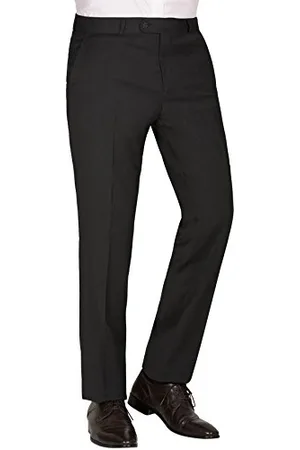 Carl Gross TR-Sascha Pantalon de Costume, Gris-Gris Foncé, W44 Homme