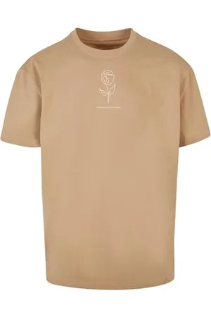 Merchcode Mp0007567-spring-Tulip Flower Heavy Oversized Tee T-Shirt, , XL Hommes