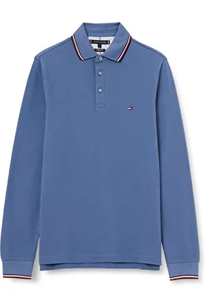 Tommy Hilfiger Polo Homme Manches Longues 1985 RWB Tipped Slim Polo Basic, , S