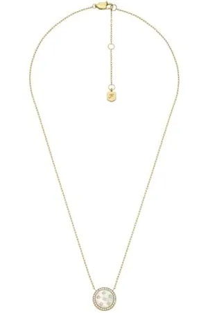 Fossil Pendentif en acier inoxydable doré pour femme, JF04865710, taille unique, Acier inoxydable, Pas de gemme
