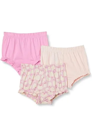 Amazon Short Bloomer en Coton Bébé Fille, Lot de 3, , 24 Mois