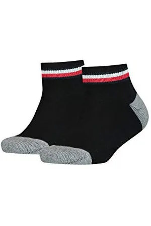 Tommy Hilfiger Quarter Chaussettes, , 31/34 (Lot de 2) Enfant Unisexe
