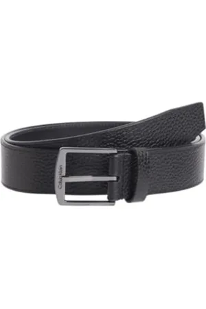 Calvin Klein Ceinture Homme Ck Casual 35mm Cuir, Noir (Ck Black Pebble), 110 cm