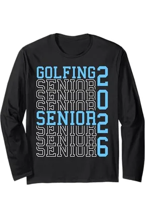 Class of 2026 Graduation Shirts Golf Senior Golf de nuit Senior 2026 Graduation 66 Manche Longue