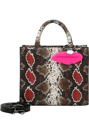 Buffalo Big Boxy Collection Fancy Snake Pink, Sac de Courses Femme