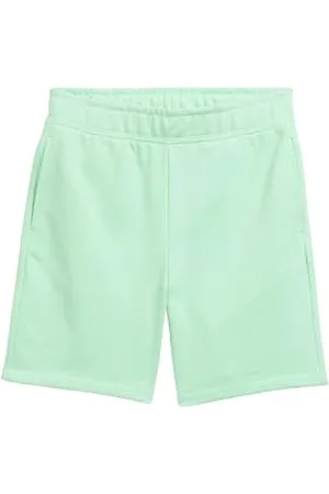 TOM TAILOR 1048220 Short de survêtement, 21562-Soft Neo Green, 128-134 Garçon