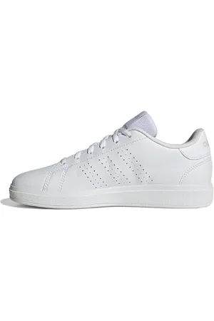adidas Mixte Advantage 2.0 Shoes Junior Chaussures Basses Non liées au Football, Cloud White/Cloud White/Grey One, 38 2/3 EU