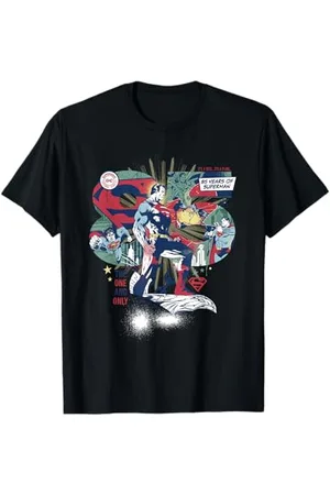DC Comics Originals DC Superman Bird Plane Hero Man Sapparell Action 85 ans T-Shirt