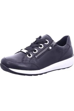 ARA Femme Osaka 1234587 Sneakers Basses, Noir (Schwarz 01), 41 EU