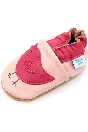 Dotty Fish Bébé Fille Chaussures En Cuir Souple Pour, , 17 EU