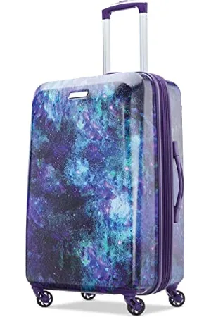 American Tourister Moonlight Valise Rigide Extensible avec roulettes pivotantes, , Checked-Medium 24-inch, Moonlight Valise Rigide Extensible avec roulettes pivotantes