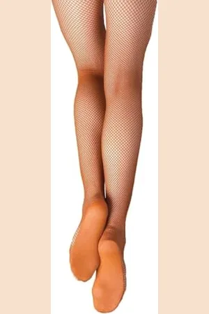 Capezio (3000) Collant de danse professionnelle en résille Caramel Taille XL (5