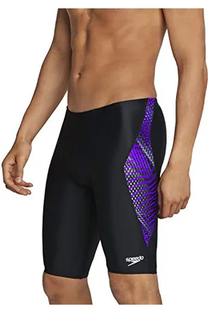 Speedo Maillot de Bain Jammer Powerflex pour Homme Imprimé Team Colors Slip de Bain