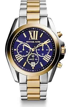 Michael Kors Bradshaw Chronograph avec Bracelet en Acier Inoxydable Bicolore pour Femme MK5976