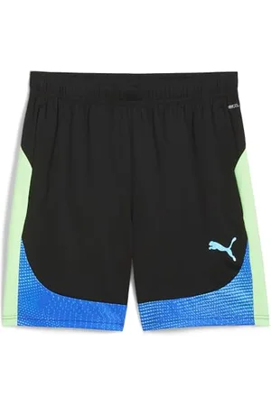 PUMA IndividualFINAL Shorts, Short tricoté pour des Hommes, Black-Fizzy Apple, 659584