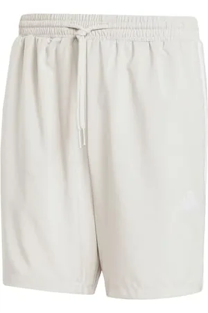 adidas Homme Essential Three Stripes Chelsea Base Short, Wonder Alumina/White, XXL