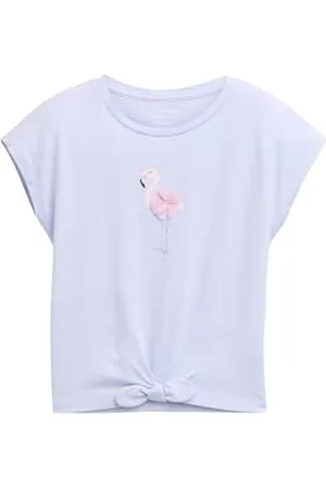 TOM TAILOR 1046296 T-Shirt, 35277-Happy Lilac, 116-122 Fille