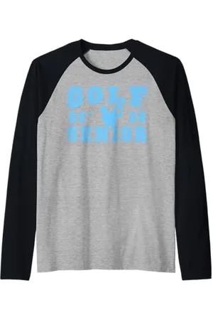 Class of 2026 Graduation Shirts Golf Senior Golf de nuit Senior 2026 Graduation 61 Manche Raglan