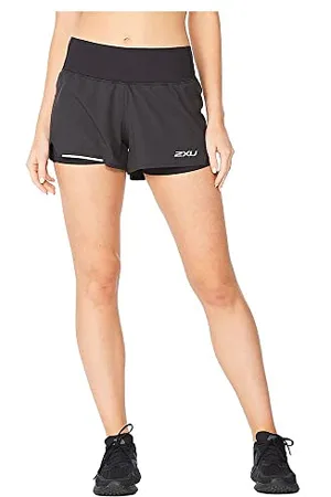 2XU Aero 2-in-1 Short de 3 Pouces, , XL Femme