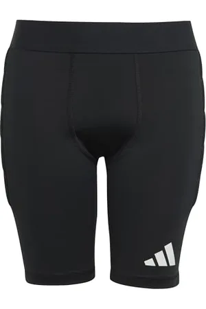 adidas Mixte Enfant SQUADRA25 Padded Goalkeeper Short Tight Kids, Black/White, 13-14 Years