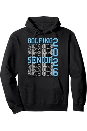 Class of 2026 Graduation Shirts Golf Senior Golf de nuit Senior 2026 Graduation 66 Sweat à Capuche