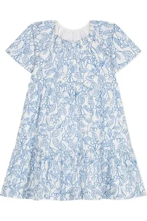 Petit Bateau A0CJS Robe Manches Courtes, , 8 Ans Fille